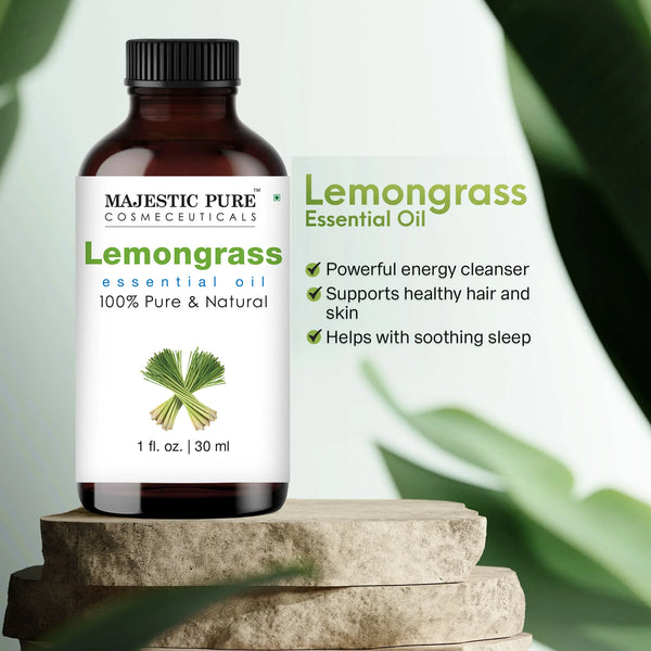 
  
    Lemongrass Essential Oil | 100% Pure and Natural | 1 fl oz
  
