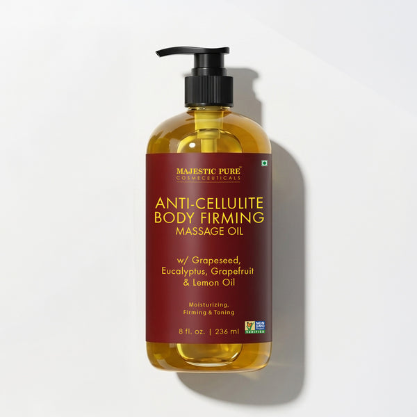
  
    Anti-Cellulite Body Firming Massage Oil — Skin Toning and Elasticity Support — Majestic Pure
  
