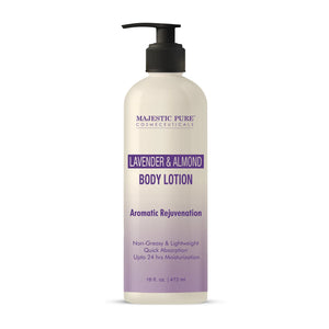 Lavender & Almond Body Lotion with Aloe Leaf Extracts | 16 fl oz
