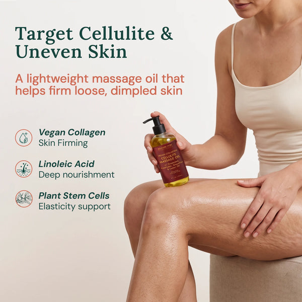 
  
    Vegan Collagen Cellulite Massage Oil with Eucalyptus Oil | 8 fl oz
  
