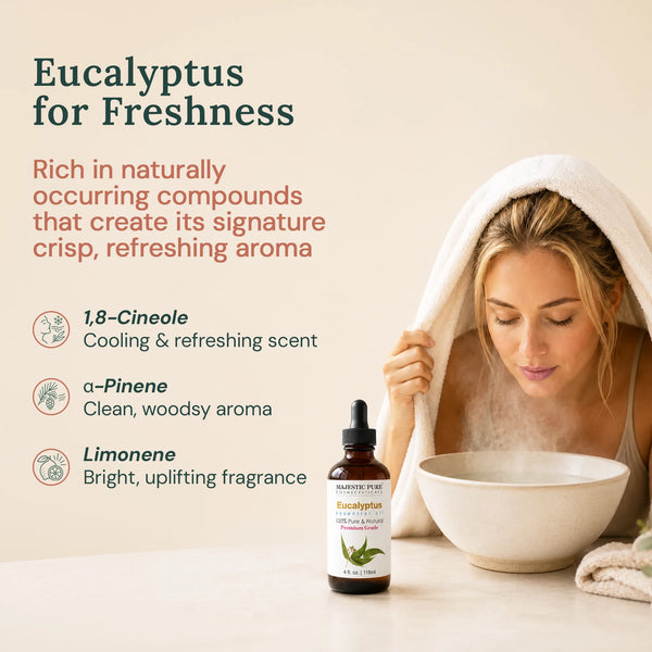 
  
    Eucalyptus Essential Oil | 100% Pure and Natural | 4 fl oz
  
