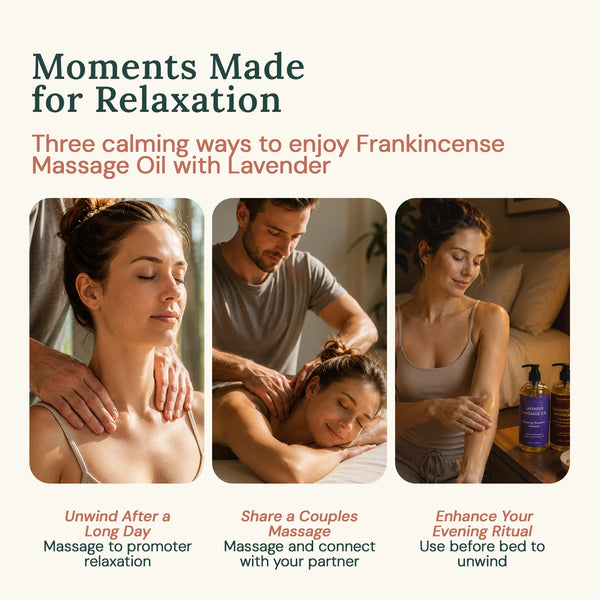 
  
    Frankincense Massage Oil with Lavender Oil | 8 fl oz
  
