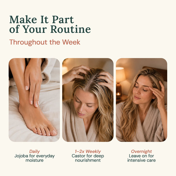 
  
    Jojoba & Castor Oil Hair Growth Blend
  

