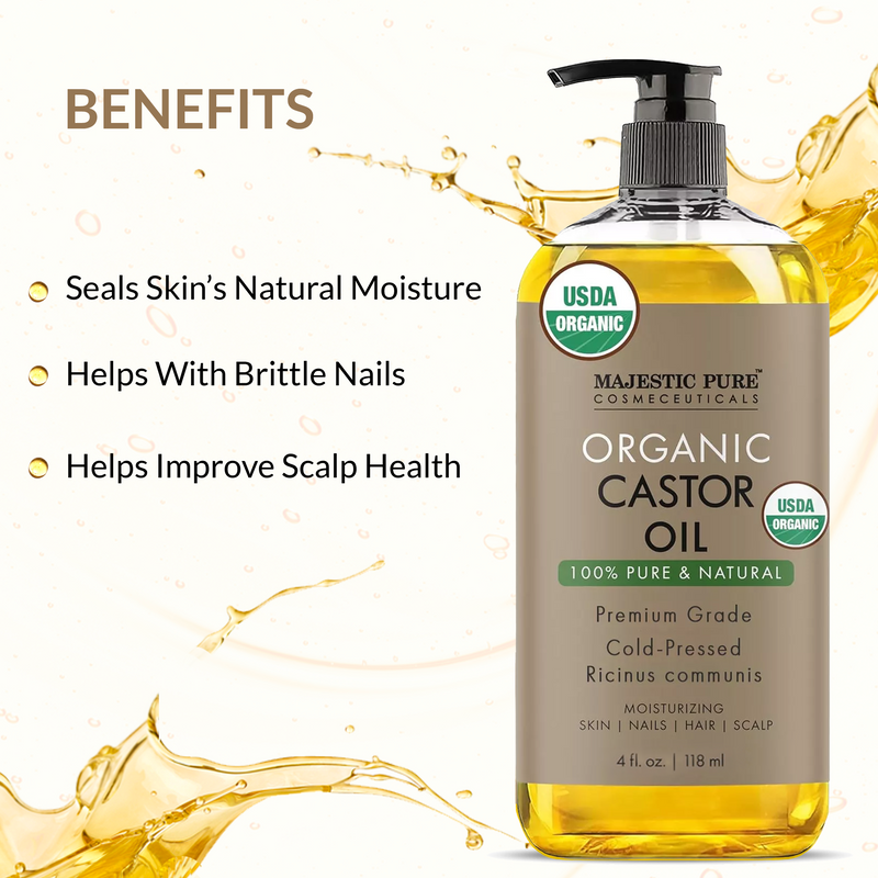 
  
    USDA Organic Castor Oil | 4fl oz
  
