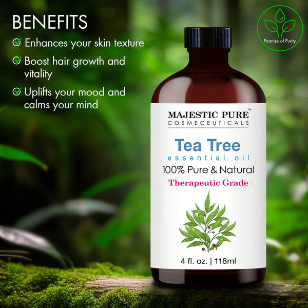 
  
    Tea Tree Essential Oil | 100% Pure and Natural | 4 fl oz
  

