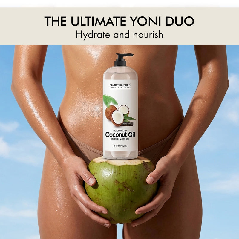 
  
    Intimate Care Oil Duo — External Moisture and Comfort Support — Majestic Pure
  
