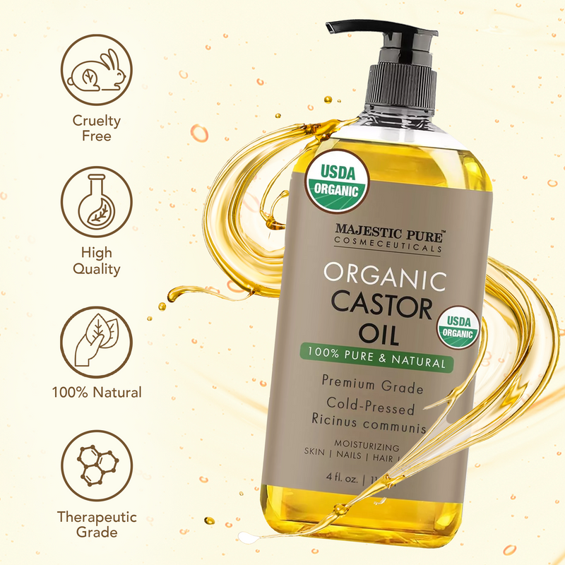 
  
    USDA Organic Castor Oil | 4fl oz
  
