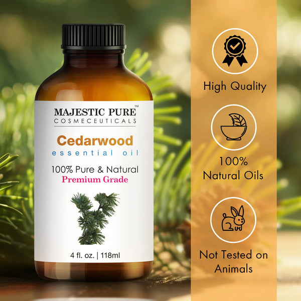 
  
    Cedarwood Essential Oil | 100% Pure and Natural | 4 fl oz
  
