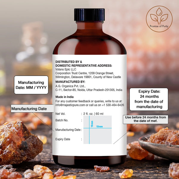
  
    Frankincense Essential Oil | 100% Pure and Natural | 2 fl oz
  
