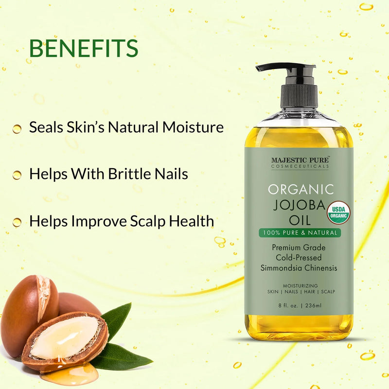 
  
    USDA Organic Jojoba Oil | 8 fl oz
  
