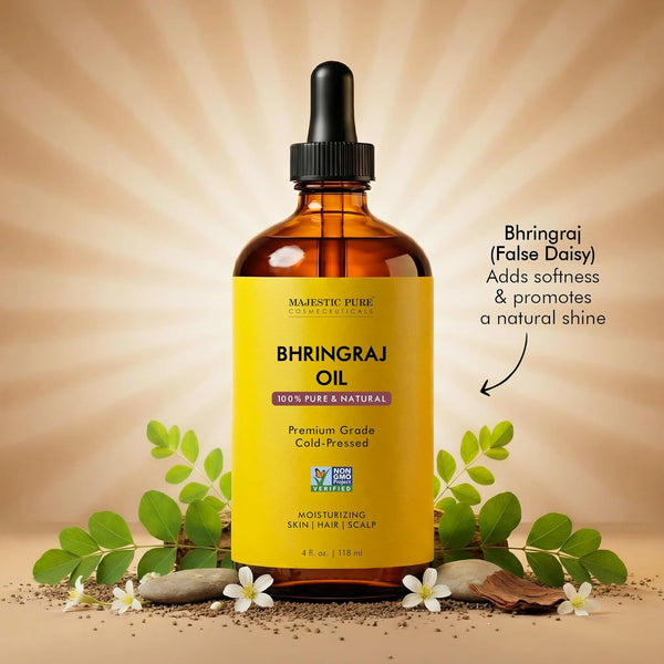 
  
    Bhringraj Premium Carrier Oil 4oz (118ml) With Dropper
  
