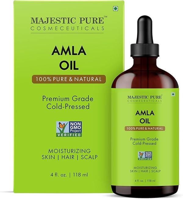 
  
    Amla Oil 4oz (118ml) Premium Carrier Oil with Dropper
  
