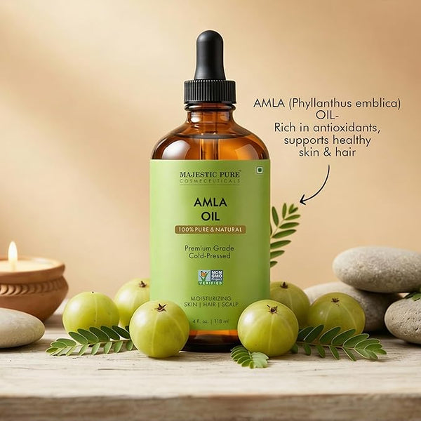
  
    Amla Oil 4oz (118ml) Premium Carrier Oil with Dropper
  
