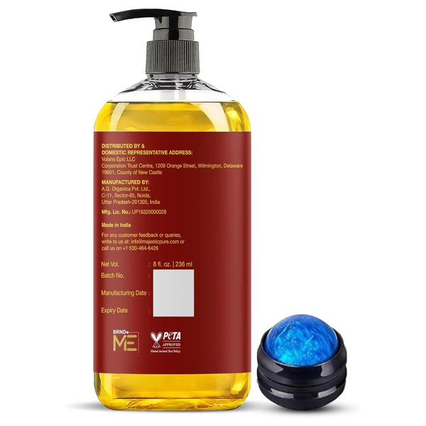 
  
    Vegan Collagen Cellulite Massage Oil with Eucalyptus Oil | 8 fl oz (with roller)
  
