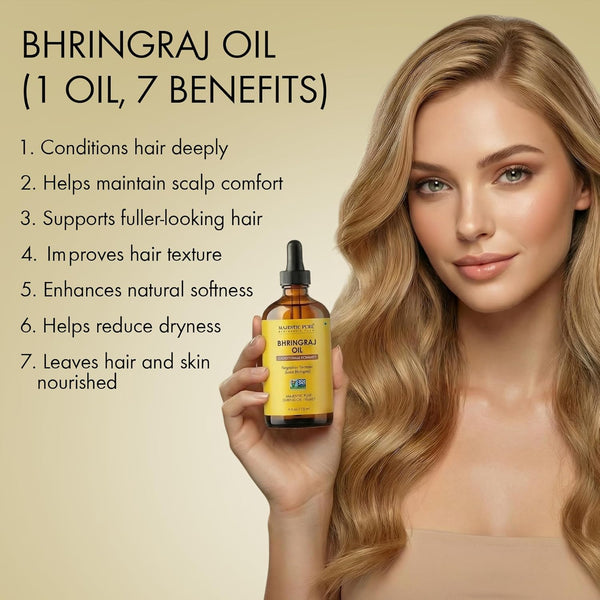 
  
    Bhringraj Premium Carrier Oil 4oz (118ml) With Dropper
  
