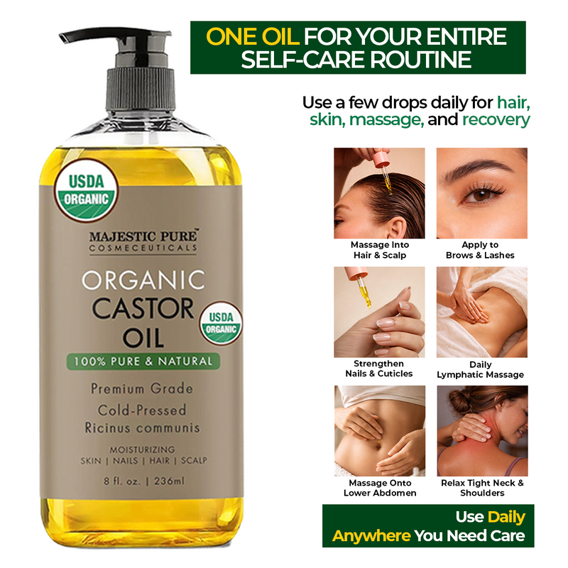 
  
    USDA Organic Castor Oil | 8fl oz
  
