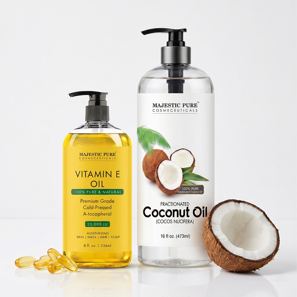 
  
    Fractionated Coconut Oil & Vitamin E Oil Duo
  
