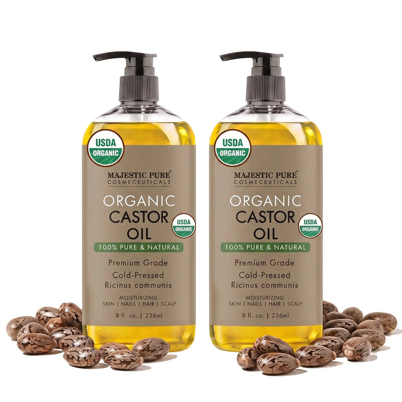
  
    USDA Organic Castor Oil | 8fl oz Pack of 2
  
