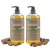 USDA Organic Castor Oil | 8fl oz Pack of 2