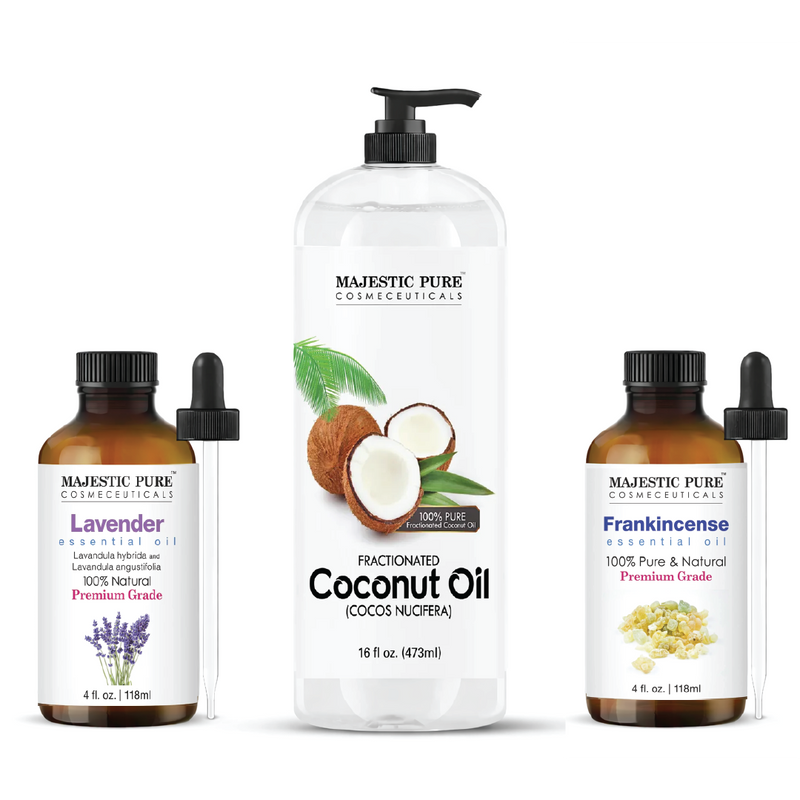 
  
    Frankincense & Lavender Oil Set — Sleep Support and Relaxation Ritual — Majestic Pure
  
