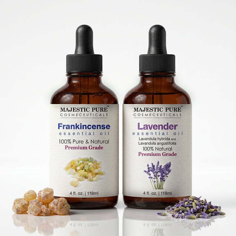 
  
    Frankincense + Lavender Essential Oil Duo
  
