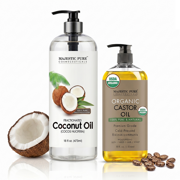 
  
    Fractionated Coconut Oil + USDA Castor Oil
  
