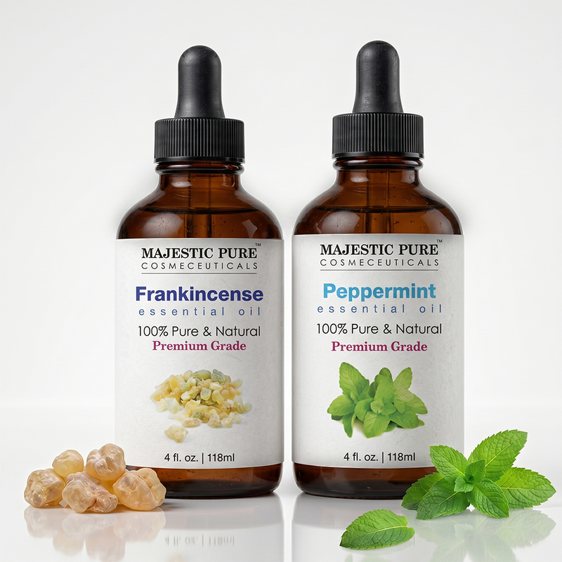 
  
    Frankincense and Peppermint Essential Oil Duo
  
