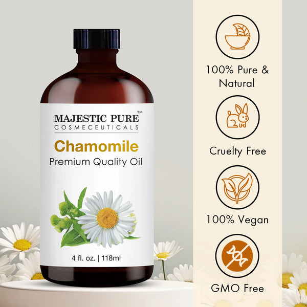 
  
    Chamomile Oil | 100% Pure and Natural | 4 fl oz
  
