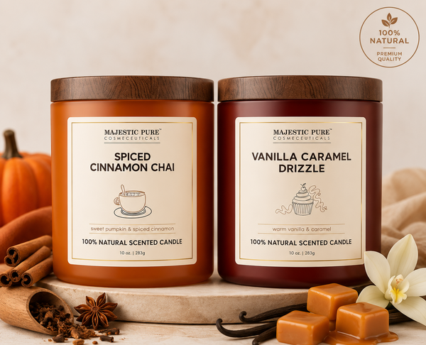 
  
    Vanilla Caramel Drizzle + Spiced Cinnamon Chai
  
