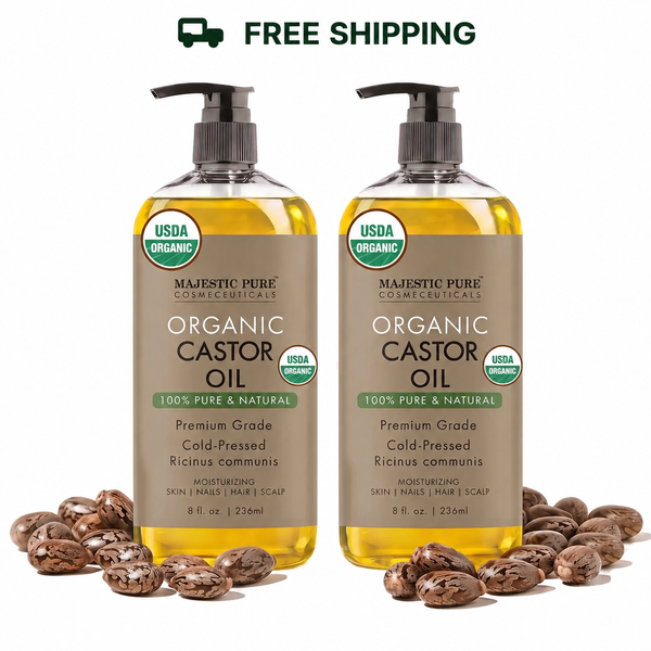 
  
    USDA Organic Castor Oil | 8fl oz Pack of 2
  
