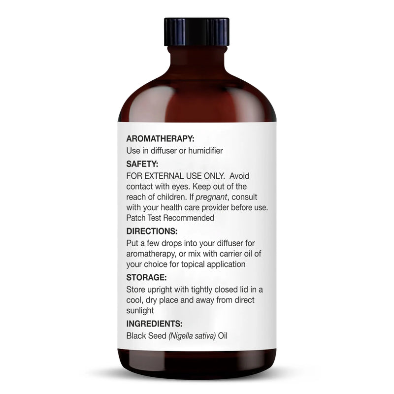 
  
    Black Seed Essential Oil |  100% Pure and Natural | 4 fl oz
  
