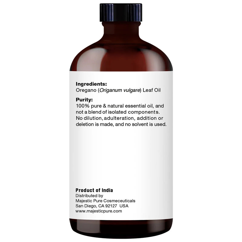 
  
    Oregano Essential Oil | 100% Pure and Natural | 4fl oz
  
