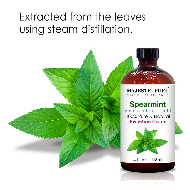 
  
    Spearmint Essential Oil | 100% Pure and Natural | 4 fl oz
  
