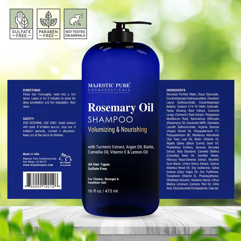 
  
    Rosemary Oil Shampoo with Biotin | 16 fl oz
  
