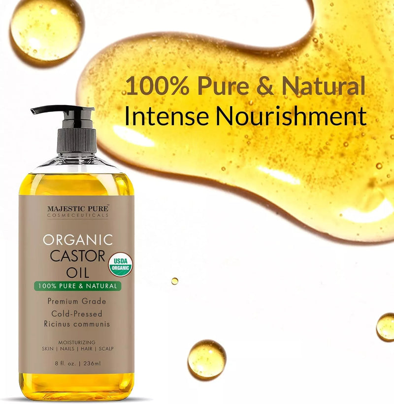 
  
    USDA Organic Castor Oil | 8 fl oz
  
